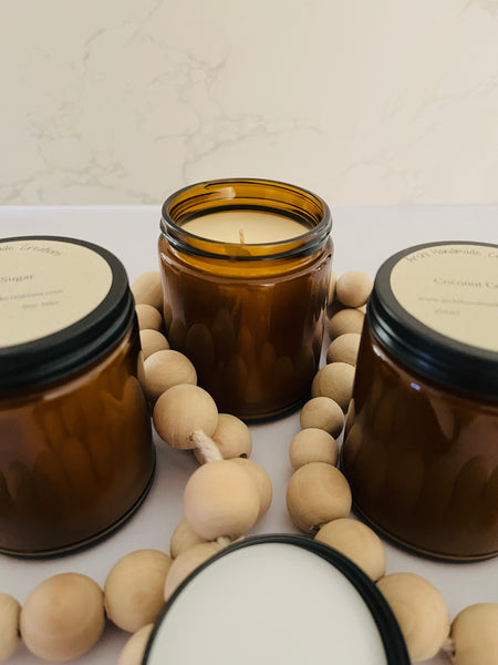 Amber Jar Candles Medium - Male Scents