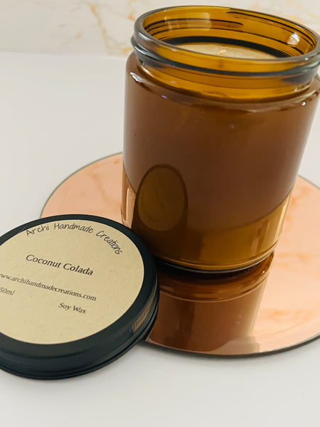 Amber Jar Candles Medium - Male Scents