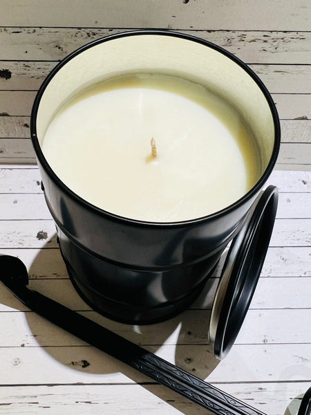 Black Drum Candle Large