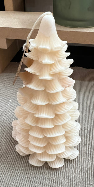 Christmas Tree Pillar Candle