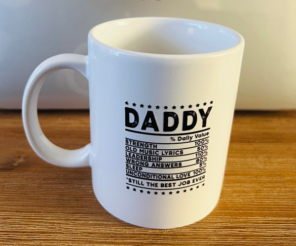 Father’s Day Mug White (Free present with every mug)