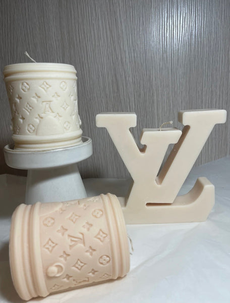 LV Trunk Pilar Candle