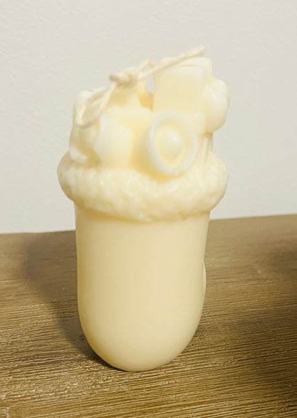 Chistmas Stocking Pillar Candle