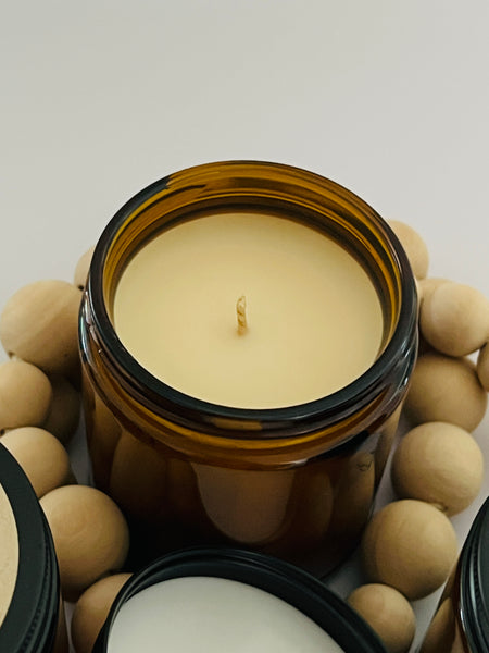 Amber Jar Candles 250gr - Male Scents